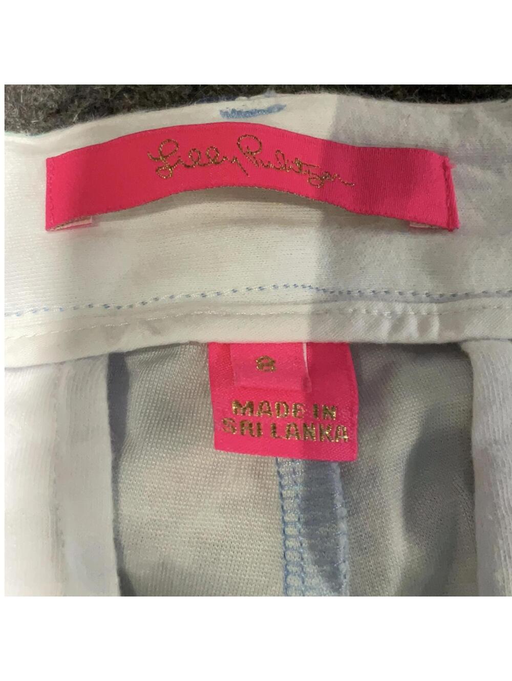 Lilly Pulitzer Callahan Shorts High Tide Holy Flockamolie size 8 - Picture 3 of 4